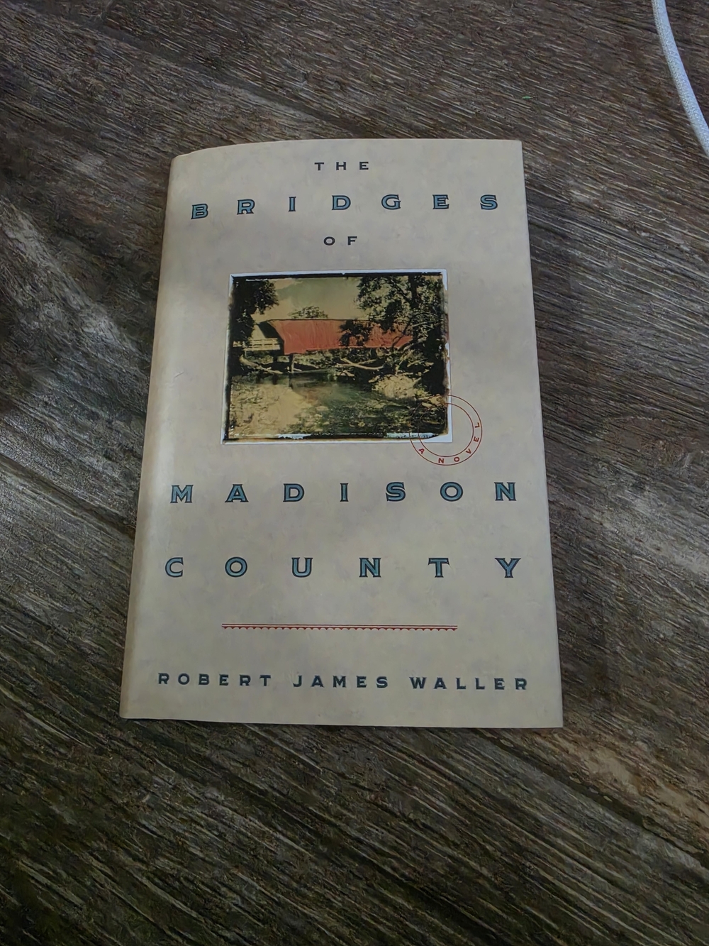 The Bridges of Madison County Vintage Book- Cream & Brown